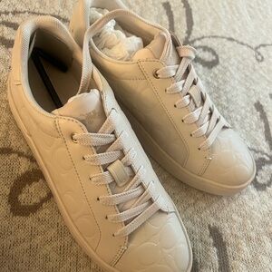 Coach Off-White Embossed Sneakers